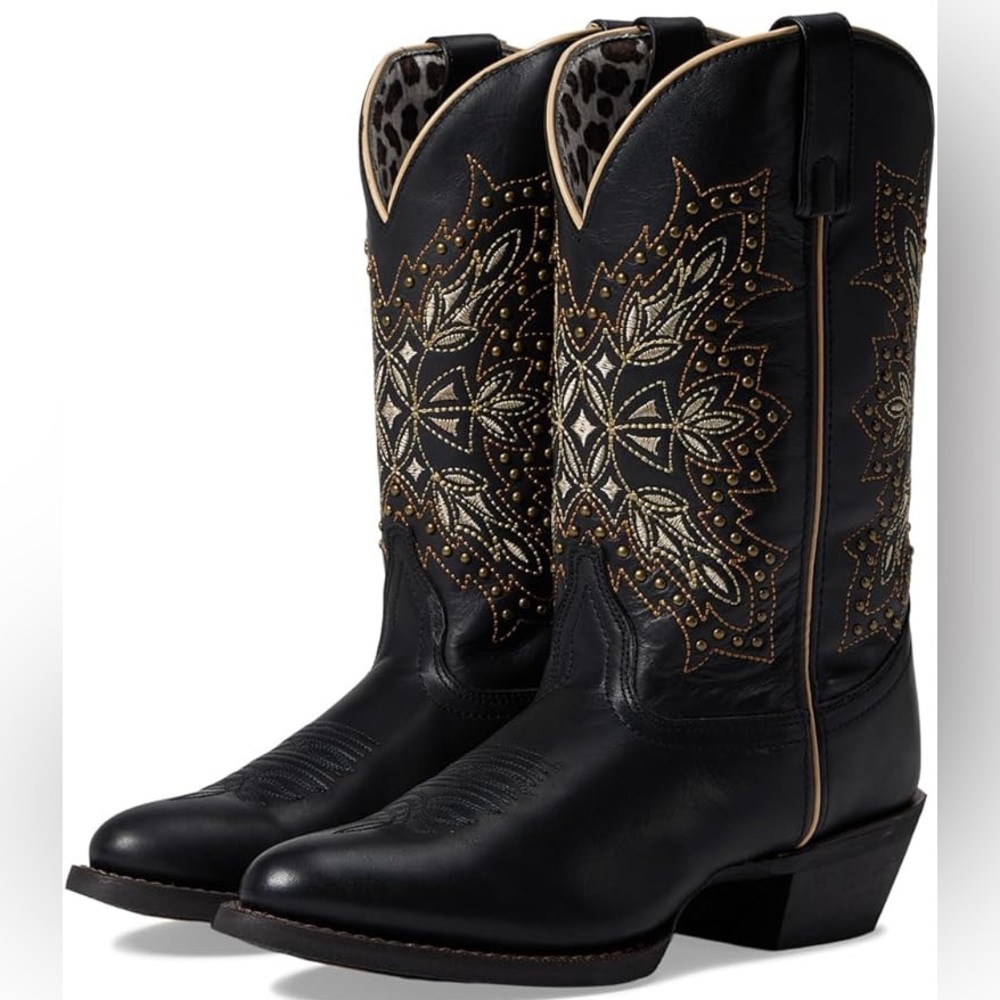 LAREDO BLACK WOMEN 7.5 COWBOY BOOTS NWOT NO BOX
